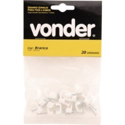 FIXA FIO CHATO (14X16) CABO 1.5MM A 8MM BR CART C/ 20 VONDER