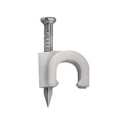 FIXA FIO COXIAL 10 BR C/ PREGO 2.5X25 PCT C/ 100 SFOR