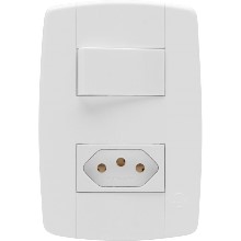 INTERRUP 1S SIMP+1TOM 2P+T 10A BR 87200 LEV ILUMI