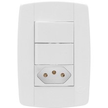 INTERRUP 2S SIMP+1TOM 2P+T 10A BR 87210 LEV ILUMI