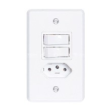 INTERRUP 2S+TOM 2P+T 20A BR 19211 PRATIKA ILUMI