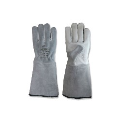 LUVA VAQUETA MISTA PETROLEIRA PUNHO 30CM CA25639 ALSEG