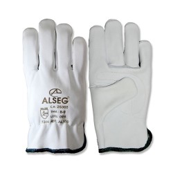 LUVA VAQUETA PETROLEIRA PUNHO 7CM CA25368 ALSEG