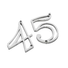 NUMERO RESIDENCIAL N 4 CR (CRT) ZAMAK SILVANA