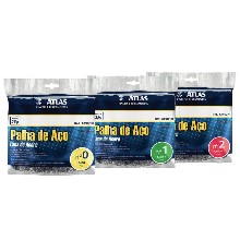 PALHA ACO NR 0 PCT C/ 20 ESPONJAS ATLAS