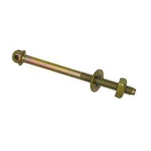 PARAFUSO CAMA FURADO 5/16X90 ZCL