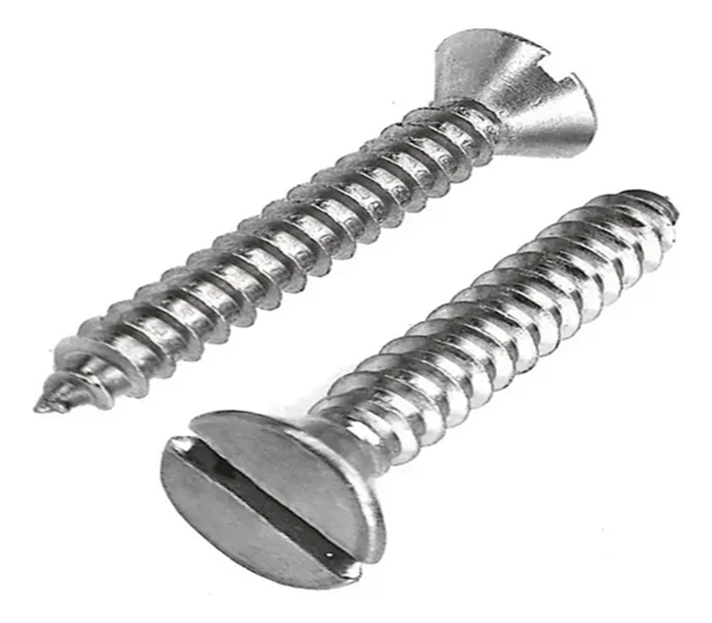 PARAFUSO FENDA AA INOX OV 3.5X22 (6X7/8)