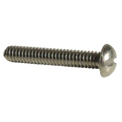 PARAFUSO FENDA MQ INOX BL 1/4X1 (IMP)