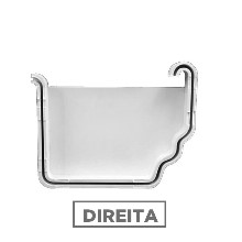 TAMPA DIREITA P/ CALHA GRANPLAST