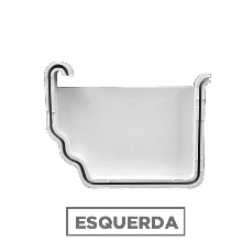 TAMPA ESQUERDA P/ CALHA GRANPLAST