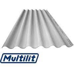 TELHA ONDULADA FIBROCIMENTO 2.44X0.50X4MM MULTILIT - AB