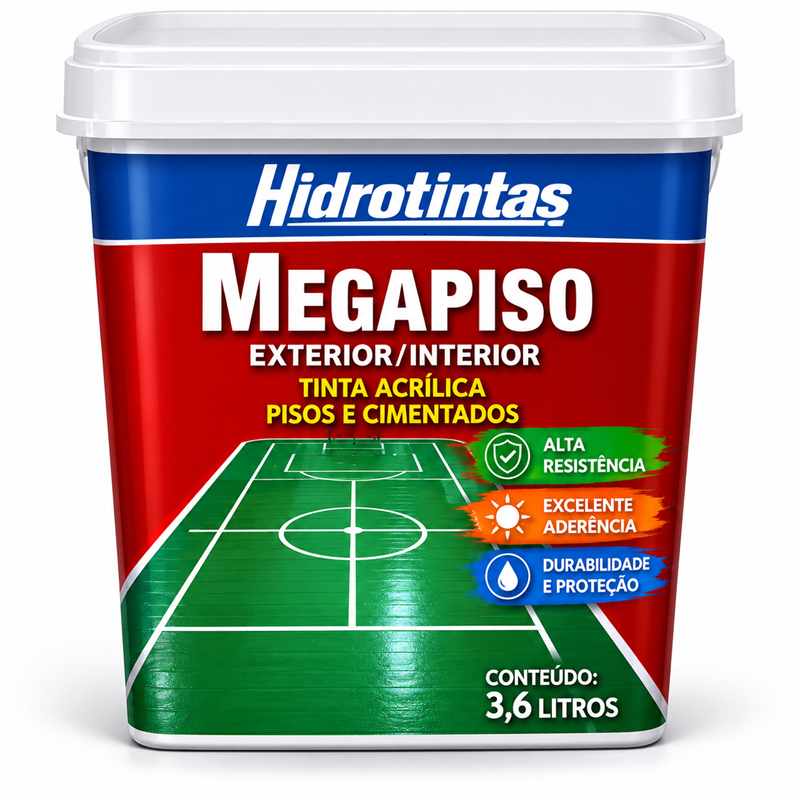 TINTA ACRILICA MEGA PISO CONCRETO 3L HIDROTINTAS