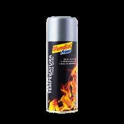TINTA SPRAY ALTA TEMP ALUMINIO 400ML MUNDIAL PRIME