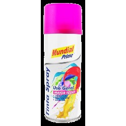 TINTA SPRAY LUMINOSA ROSA 400ML MUNDIAL PRIME