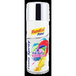 TINTA SPRAY METALICA CROMADO 400ML MUNDIAL PRIME