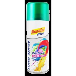 TINTA SPRAY METALICA VERDE 400ML MUNDIAL PRIME