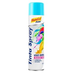 TINTA SPRAY SINTETICO UG AZUL CLARO 400ML MUNDIAL PRIME