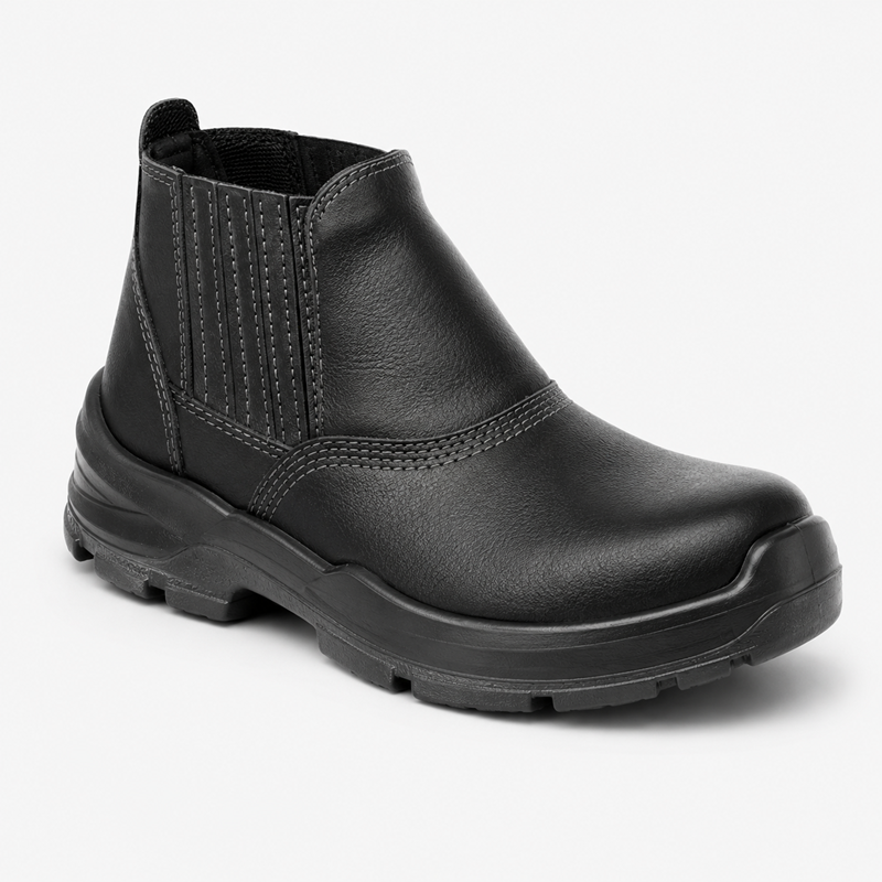 BOTA VAQUETA PU BI D ELA C/ BIQ PVC 38 CA42016 BRACOL