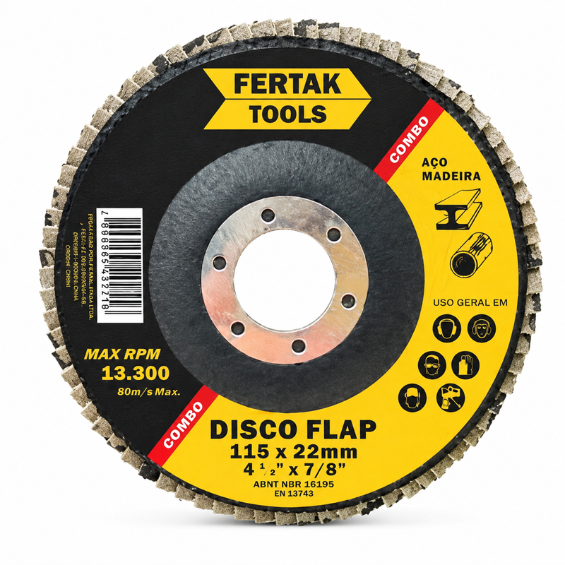 DISCO FLAP 180 G40 CONICO 2842 FERTAK (IMP)