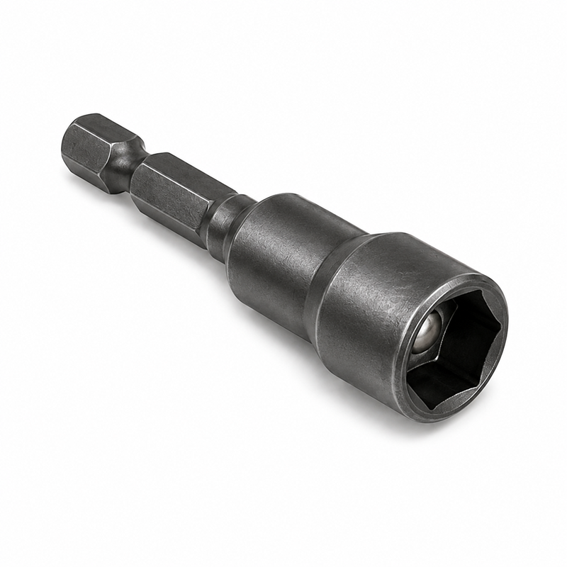 SOQUETE HEXAGONAL MAGNETICO 1/4 ENC 1/4 CV (5 UNID) 481465 FERTAK (IMP)
