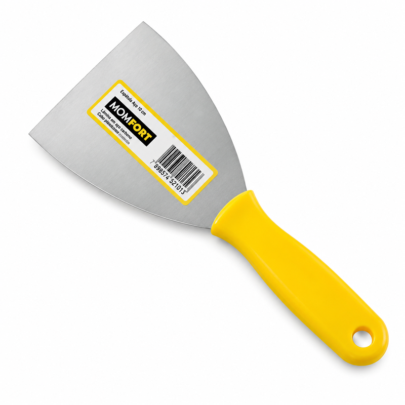 ESPATULA ACO INOX CABO PVC 40MM 900040 MOMFORT