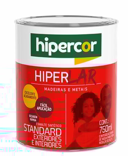 ESMALTE STAND PRETO 1/4 750ML HIPERCOR - AB