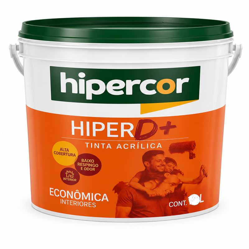 TINTA ACRILICA INT MARFIM 15L HIPERCOR - AB