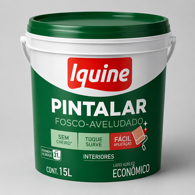 TINTA ACRILICA PINTALAR BRANCO NEVE 15L IQUINE