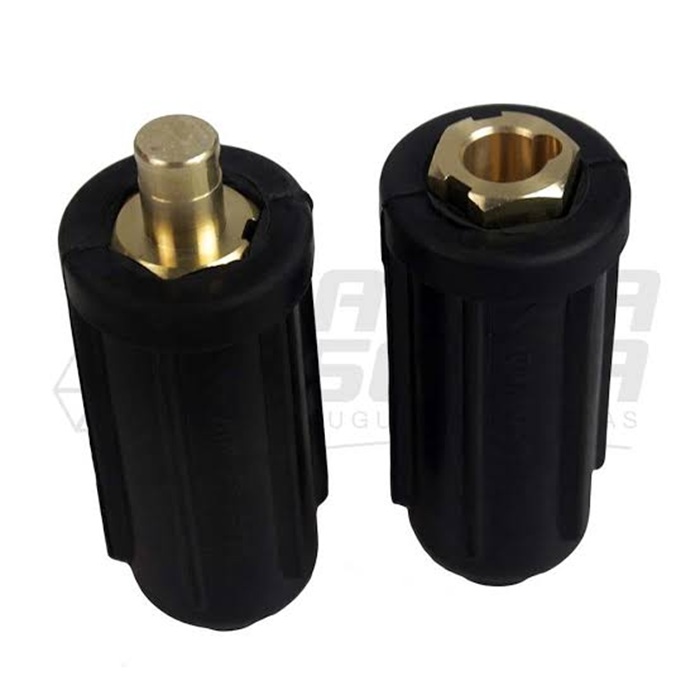 CONECTOR BORRACHA MACHO/FEMEA CG500A 13MM P/ MAQ SOLDA LEDAN