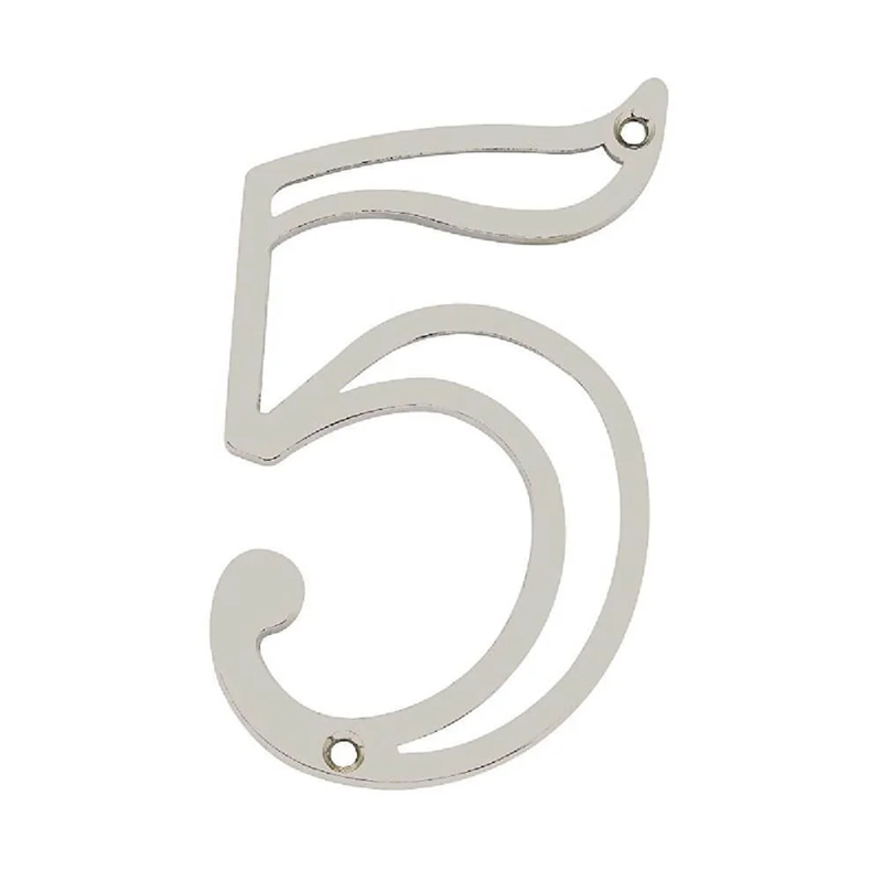 NUMERO RESIDENCIAL N 9 NIQ (CART C/1) ZAMAK SILVANA
