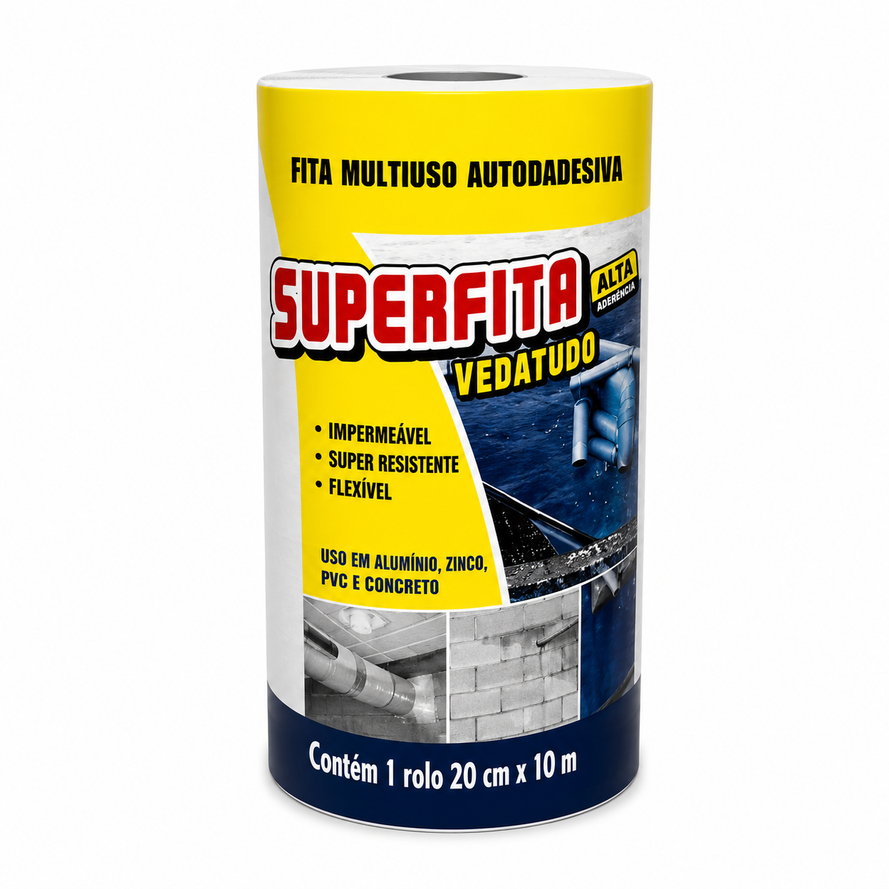 FITA IMPER ALUM 30CMX10MT SUPERFITA SOPREMA