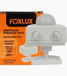 SENSOR PRESENCA PAREDE/TETO SOBREPOR 32.06 FOXLUX (IMP)