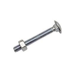 PARAFUSO FRANCES C/ PORCA 1/4X3 UNC ZCL (IMP)