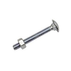 PARAFUSO FRANCES C/ PORCA 1/4X2.1/2 UNC ZCL (IMP)