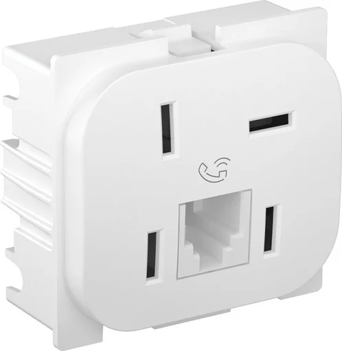 MODULO TOMADA TELEF TELEBRAS RJ11 663070 NEREYA PIAL