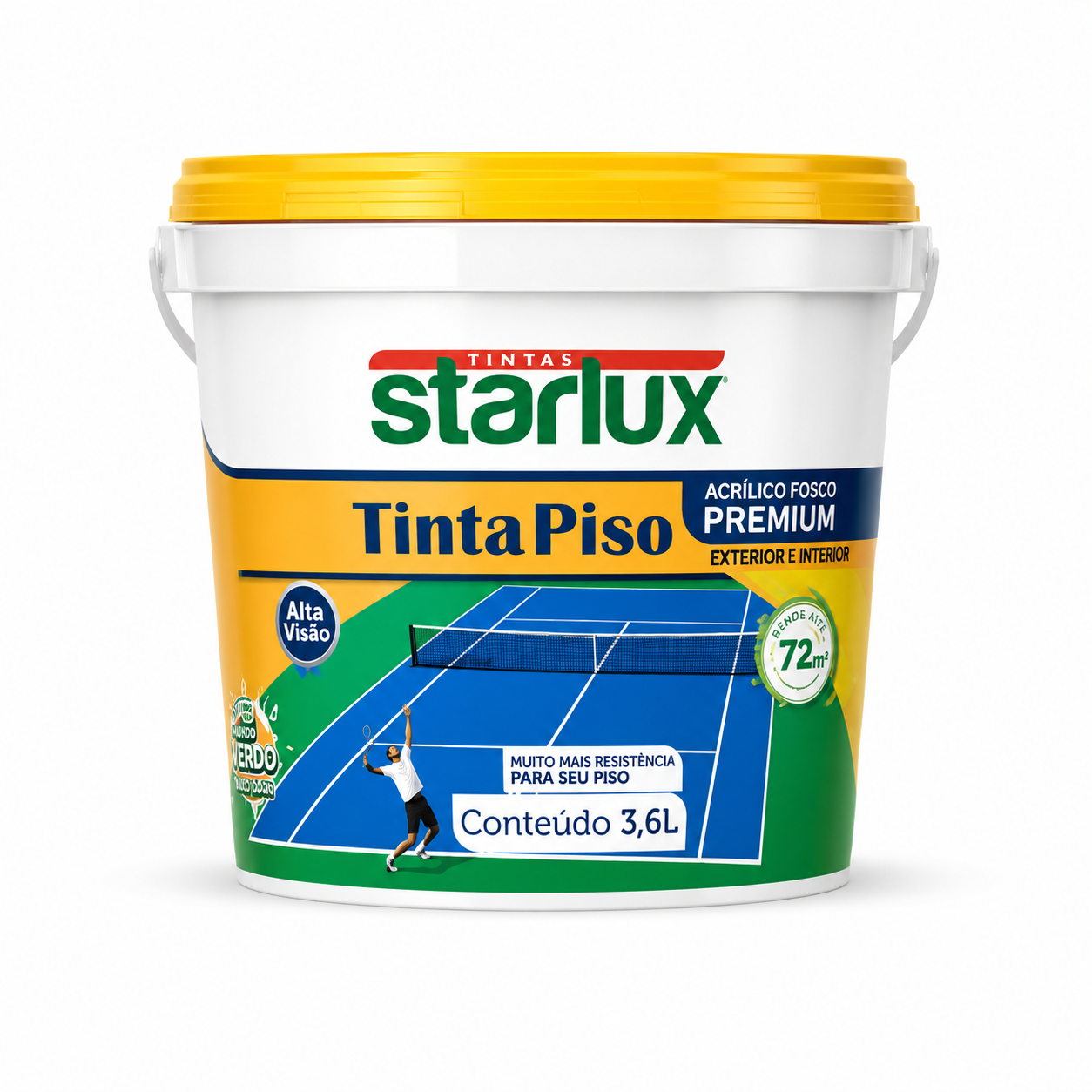 TINTA PISO LATEX PREMIUM 3,6L VM STARLUX - AB