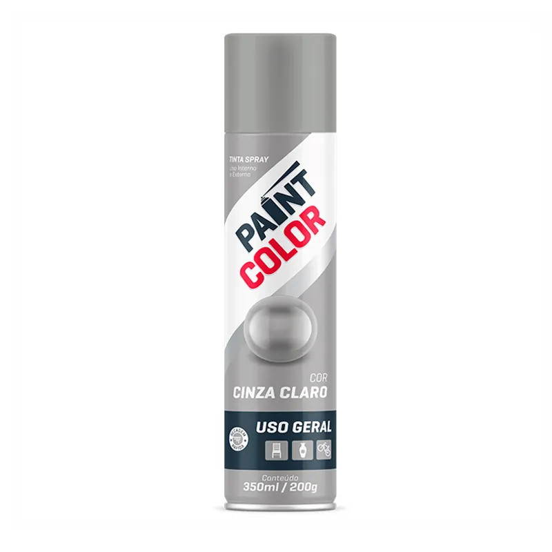 TINTA SPRAY U.G. CINZA CLARO 400ML PAINTCOLOR - AB