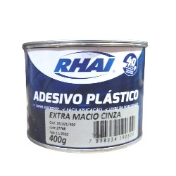 ADESIVO MASSA PLASTICA CINZA 400G RHAI