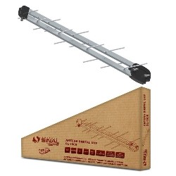 ANTENA EXT LOG DIGITAL/HDTV/UHF 16 ELEMENTOS BRASFORMA