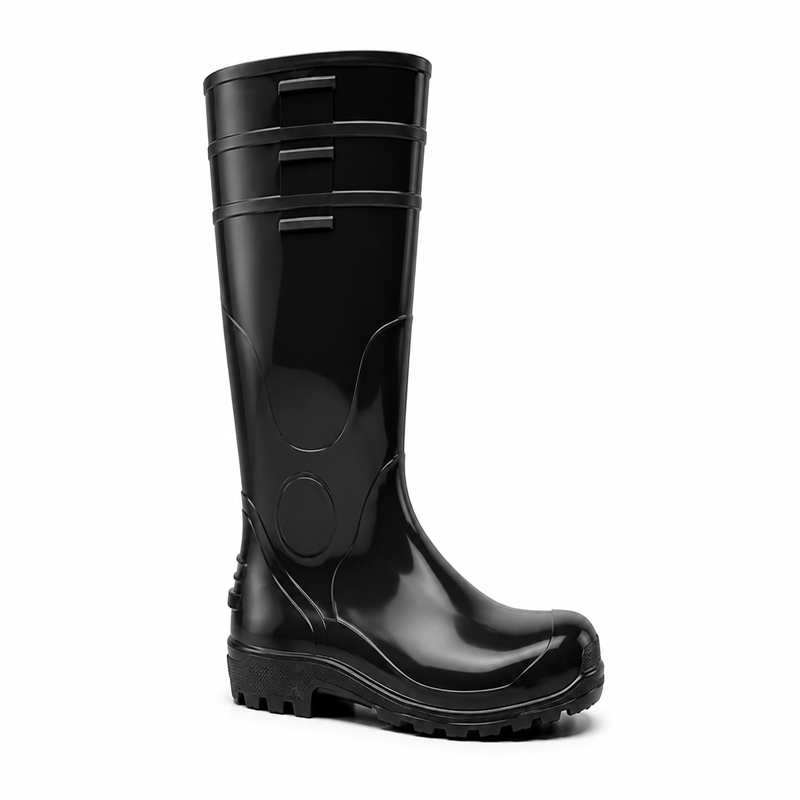 BOTA PVC LONGO PT S/ FORRO ACQUALEV 37 CA37455 BRACOL