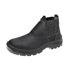 BOTA VAQUETA PU BI/D ELA C/ BIQ ACO 45 CA43339 VULCAFLEX - AB