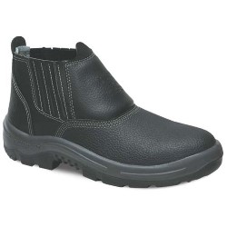 BOTA VAQUETA PU BI/D ELA C/ BIQ PVC 42 CA43377 VULCAFLEX - AB