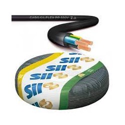 CABO FLEX PP 500V 2X1.5 PT SIL