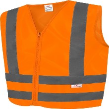 COLETE REFLET S/ BOLSO C/ ZIPER LR FLUOR/CZ T/M STEELFLEX