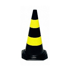 CONE SINALIZACAO 50CM AM/PT KTELI