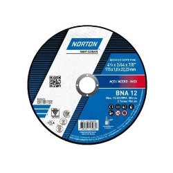 DISCO CORTE INOX 4.1/2 115BNA12 1.0 NORTON