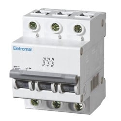 DISJUNTOR DIN CURVA C TRIF 50A JW350E ELETROMAR