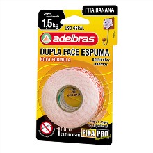 FITA DUPLA FACE ESPUMA 24X2 FIXA PRO 941 ADELBRAS